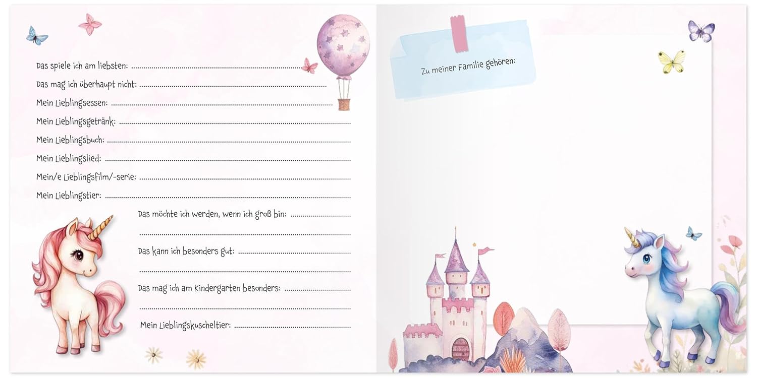 Kaufmann Verlag Meine Kindergarten-Freunde: Einhorn - mit Metallic-Farbschnitt (Fre (Hardcover)