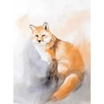 thumbnail image 3 of Watercolor fox - 36"x48" canvas - Print on demand, 3 of 5