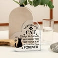 thumbnail image 2 of Cat Gifts for Cat Lovers Cat Owner Gift Heart Shaped Acrylic Decor Inspirational Gift for Cat Lover Cat Mom Gifts for Women Acrylic Sign Gift Animal Lover Thank You Gift Cat Lovers Friend Gift, 2 of 6