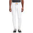 thumbnail image 1 of Elevenparis Hombre Cordón Casual Jogger Pantalones blanco L/29, 1 of 1