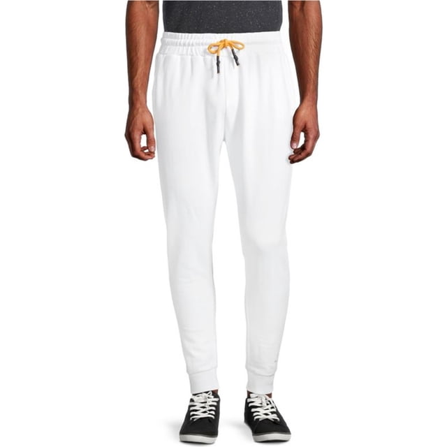 Elevenparis Hombre Cordón Casual Jogger Pantalones blanco L/29