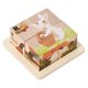 thumbnail image 2 of Rompecabezas de madera 3D, rompecabezas de cubo de madera, juguetes de actividad, reconocimiento de animales, bloque de madera animal silva, 2 of 9