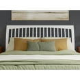 thumbnail image 6 of AFI Orleans King Solid Wood Low Profile Sleigh Platform Bed with Matching Footboard, White, 6 of 12