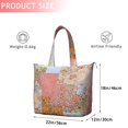 thumbnail image 4 of Pioneer Flower Floral Print Pattern Travel Tote Bags for Women Carry On,Large Weekender Bags for Women Travel,Multi Functional Duffle Bag for Work,Shopping,Sports, 4 of 5