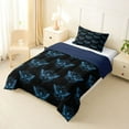 thumbnail image 2 of Feelyou Moth Skull Twin Comforter Sets, Bohemian Style Bedding Set, 2-Piece, 2 of 7