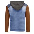 thumbnail image 4 of Men's & Women's Print Pullover Hoodie, Unisex Loose Fit Long Sleeve Sweatshirt, Casual Streetwear for Christmas, Fall Winter Season, Daily Comfort and Travel,Royal Blue,2XL, 4 of 4