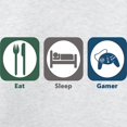 thumbnail image 3 of CafePress - Eat Sleep Gamer Kids Sweatshirt - Kids Sweatshirt, Youth Crew Neck Sweatshirt, 3 of 4
