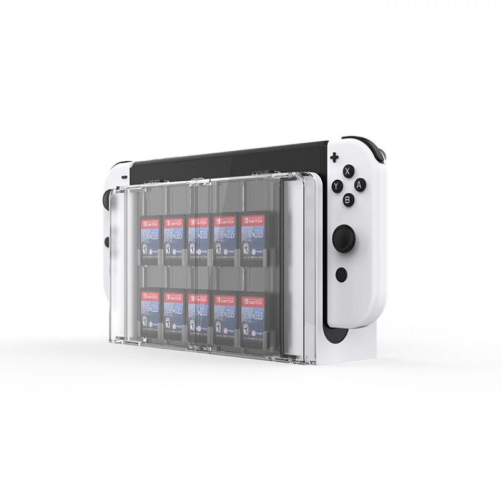 D8 Game Card Case Transparent Game Storage Box 10 Cartridge Slots Holder -  Walmart.com