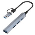 thumbnail image 4 of 4 en 1/5 en 1 USB C HUB 5Gbps/480Mbps Adaptador multidivisor Accesorios para portátiles, 4 of 6