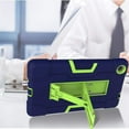 thumbnail image 6 of FIEWESEY for Lenovo Tab M8 Gen 3 2022 Case,Heavy Duty Shockproof Kids Hybrid Rugged Case(with Stand) for Lenovo Tab M8/M8 Smart /Tab M8 HD LTE 8 Inch Tablet+Screen Protector(Navy/Green,1 Pack), 6 of 6