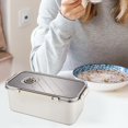 thumbnail image 3 of Dumpling Box for Freezer, Dumpling Storage Box - Freezer Food Container - Freezer Food Container with Lid, Dumpling Containers,A,2000ml, 3 of 9