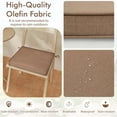 thumbnail image 6 of Costway Outdoor Chair Cushion Set of 2 Waterproof Fade-Resistant Olefin Seat Cushions Brown, 6 of 9