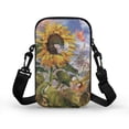 thumbnail image 2 of HELLHERO Rooster Train Pattern Design Underarm Shoulder Bag with Double Deck Crossbody Bag Stylish Polyester, 2 of 7