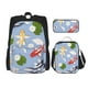 thumbnail image 1 of Easygdp Colorful Koi Fish Mochila para Niños y Niñas con Set de Caja de Almuerzo y Estuche para Lápices 3 en 1, Mochila Escolar Estampada para Adolescentes, 1 of 7