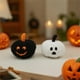 thumbnail image 5 of Decoraciones de calabaza de Halloween, calabaza suave con cara de fantasma, decoración para interiores o exteriores para el hogar, decoración de Halloween, 5 of 5
