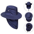 thumbnail image 2 of Straw Bucket Hat for Women - Y2K Style Beach Hat Packable Summer Men Mountaineering Fishing Hood Rope Outdoor Shade Foldable Casual Bucket Hat, 2 of 5
