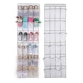 thumbnail image 1 of Upgraded New Hanging Organizer Shoes Bag Holder Room Door Back Storage Bags Shoe Rack Hanger Practical Storage Tidy Organizer Bags white, 1 of 4