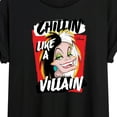 thumbnail image 3 of Disney Villains - Cruella Chillin Like A Villain - Juniors Ideal Flowy Muscle T-Shirt, 3 of 5