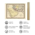 thumbnail image 4 of HISTORIX 1852 Persia and Arabia Middle East Map Vintage Poster Wall Art Print, 24 x 30 Inch, 4 of 6