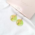 thumbnail image 1 of Pendientes divertidos y sencillos, creativos y modernos de acrílico, con hojas de nicho distintivas, colgantes de frutas, ganchos para la oreja, joyería para la oreja, estilo versátil, 1 of 6