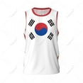 thumbnail image 2 of South Korea Flag Men Basketball Sports Jersey Running Fitness Multifunction Sleeveless tshirt Exclusive Custom Name Nunber, 2 of 9