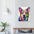 thumbnail image 3 of COMIO Cute Puppy Canvas Wall Art Puppy Front Quote Art Printing, Cute Puppy Canvas Wall Art, Pet Canvas Painting Puppy Art Works, Bedroom Watercolor Original Art Printing, 3 of 4