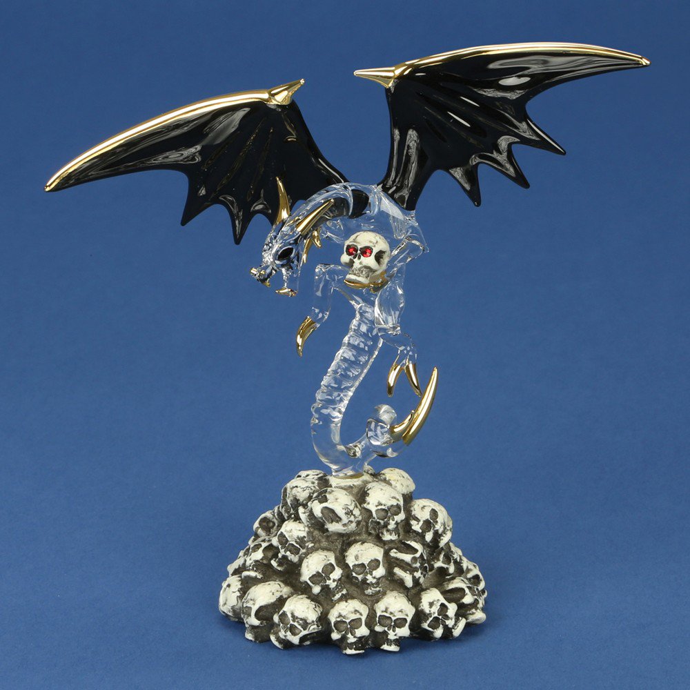 Dragon, Skull Crusher Glass Figurine
