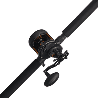 Fishing Rod & Reel Combo- 6’6” Carbon Pole, Spinning Reel & Golf Grip  Handle- Bass, Trout & Lake Fish- Channel Series by Wakeman Outdoors