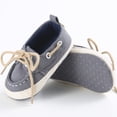 thumbnail image 6 of Baby Boys Girl Newborn Shoes Kids Denim Soft Sole First Walkers Toddler Infant Anti-Slip Prewalker Sneaker Shoes, 6 of 7