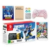Nintendo Switch Fortnite Wildcat Limited Console Set, Epic Wildcat Outfits, 2000 V-Bucks, Bundle With Super Smash Bros. Ultimate And Mytrix Wireless Switch Pro Controller and Accessories