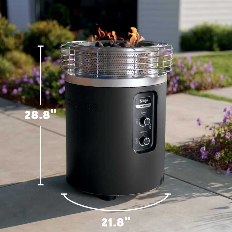 Ninja Fireside360 Outdoor Heater & Fire Pit, Black - Walmart.com