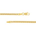 thumbnail image 3 of 14K Yellow Gold Women's 18" 2.60mm Hollow Round Box Chain Necklace with 100 Gauge and Lobster Lock, 3 of 4
