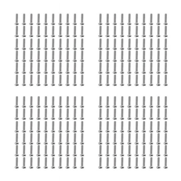 M2 x 8mm 304 Stainless Steel  Pan Head Screws Bolt 240Pcs