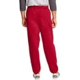 thumbnail image 2 of Hanes Men's Sweatpants, EcoSmart Best Sweatpants for Men, Men's Athletic Lounge Pants with Cinched Cuffs (1 or 2 Pack Option) 1 Deep Red Medium, 2 of 6