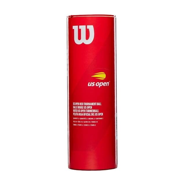 Pelotas de tenis Wilson Youth Open Red Tournament, paquete de 3