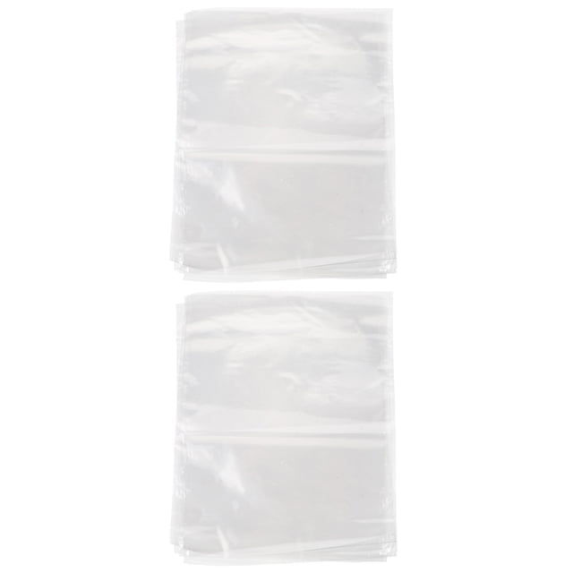 IFANLANDOR 200Pcs Clear Bags for Shipping with Heat Seal Transparent POF Dust-proof Quality