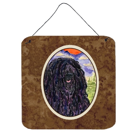 Carolines Treasures Puli Aluminum Metal Wall or Door Hanging Prints, 6 x 6", Multicolor