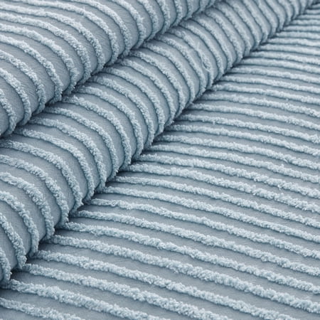 Channel Chenille Bedspread Blue Queen