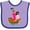 Lavender and Purple, variant on Inktastic Pirate Ship Girls Baby Bib