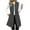 QR1-Gray, variant on Meichang Womens Long Vest Fall Winter Wool Sleeveless Blazer Jackets Business Casual Open Front Button Office Work Suit Jacket