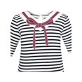 thumbnail image 4 of Girls Dress Striped School Uniform Bow Tie Jumper 7, 4 of 6