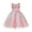 Pink, variant on Odeerbi 2025 Toddler Girls Color Net Yarn Bowknot Birthday Party Flowers Gown Kids Dresses