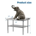thumbnail image 3 of Bingirl Établi Double Couche en Acier Inoxydable - Durable et Robuste, 3 of 6