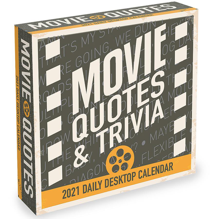 2021 Movie Quotes & Trivia 5.5"x5.5" Daily Desktop Calendar - Walmart