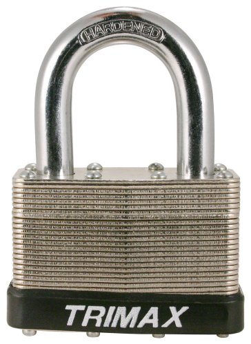 Trimax TLM87 Dual Locking 30mm Solid Steel Laminated Padlock with 7/8 in. X 3/16 in Diameter Shackle - image 2 of 4