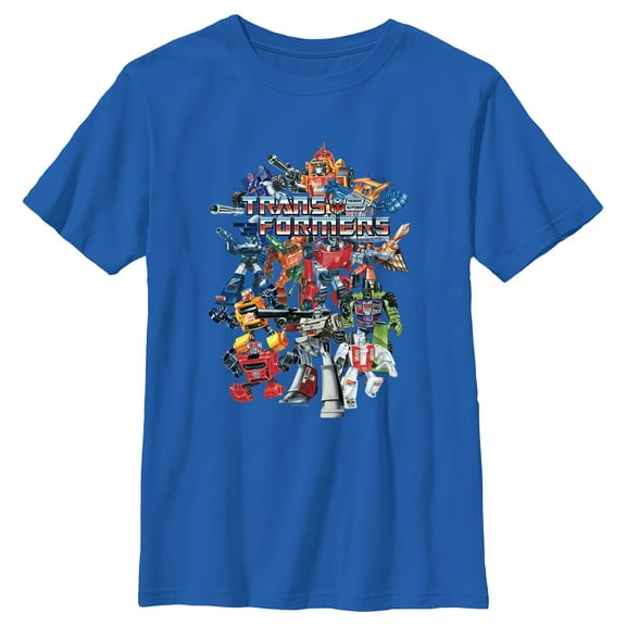 Boy's Transformers Autobots Collage Graphic T-Shirt