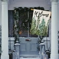 thumbnail image 5 of Welcome Winter House Flags for Outdoor Decoration, Christmas Watercolor Forest Large Yard Flag, Decorative Xmas Seasonal Farmhouse Holiday Outside Decor 28x40 Inch Vertical Double Sided, 5 of 6