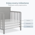 thumbnail image 5 of Dream On Me Ava 4-in-1 Convertible Mini Crib, Pebble Grey, 5 of 10