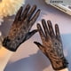thumbnail image 4 of Guantes de seda helada de encaje corto para mujer, finos, de verano, para conducir, con pantalla táctil, para primavera y otoño, 4 of 5