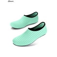 thumbnail image 4 of Spencer Men Women Barefoot Water Skin Shoes Quick-Dry Aqua Strip Bench Socks Slip-on for Swim Surf Yoga Outdoor Exercise "XL,Mint Green", 4 of 6